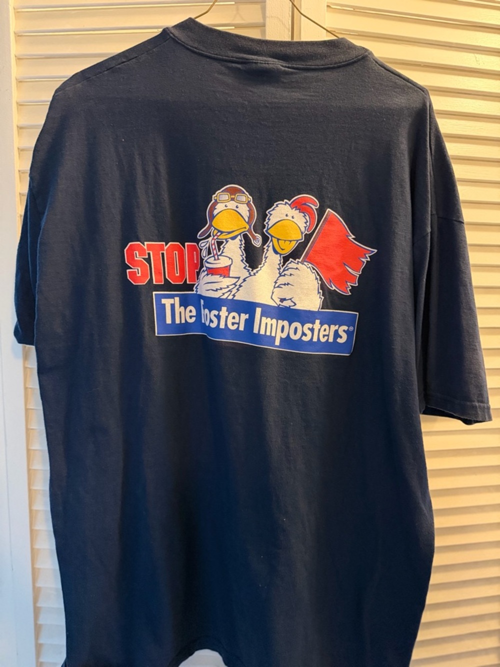 XL FOSTER FARMS BLUE GRAPHIC TEE
